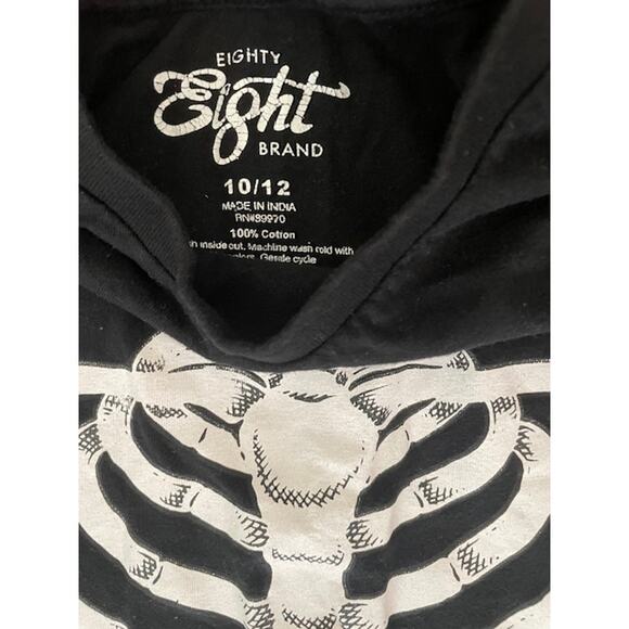 Eighty Eight Brand Boys Skeleton Graphic Tee Size 10/12 – “Chill to the Bones” - Picture 3 of 3